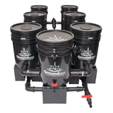 Sistema Hidroponico Rdwc 6+1  Descarga Total 140l Groundless