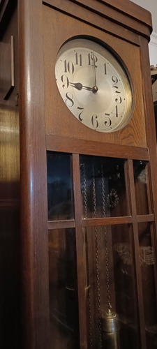 Reloj De Pie Antiguo Péndulo Junghans 