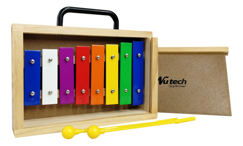 Metalofono Para Niños 8 Notas Colores Nutech - 5937