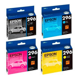 Combo Epson 296 Negro + 3 Colores Original Xp231 Xp431