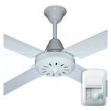 Ventilador De Techo Nacional Selene 4 Palas Chapa Color De La Estructura Blanco Color De Las Aspas Blanco Diámetro 115 Cm