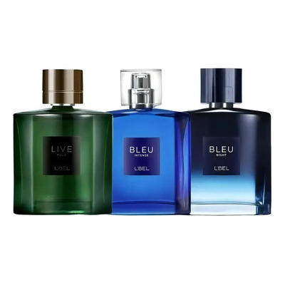 Perfumes Pack Live Polo Bleu Intense y Bleu Night de Lbel | Envío gratis