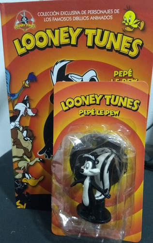 Pepe Le Pew ~ Colección Looney Tunes ~ Figura + Libro