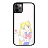 Funda Uso Rudo Tpu Para iPhone Sailor Moon Corazon Rosa