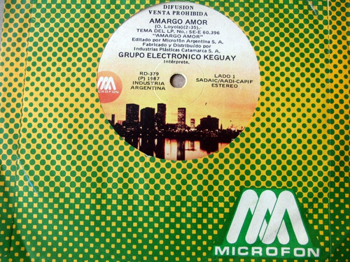 Grupo Electronico Keguay Amargo Amor Simple 1987 Tropical