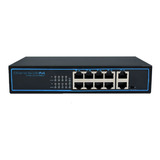Switch De 8 Puertos Ethernet Poe 10/100mbps 120w Sat