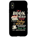 Funda Para iPhone X/xs I'm A Book Nerd - Book Lover - Litera