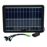 Panel Solar 8w 6v Cable Usb Multifunción Carga Solar Celular