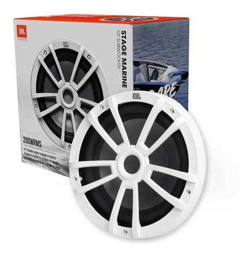 Subwoofer Jbl 10 Pol Stage Marine 200w Rms Nautico 4 Ohms