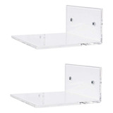 2 Piezas De Baño Pequeño 10cm Claro Flotante Pared