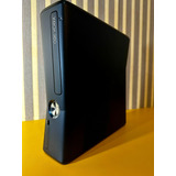 Xbox 360 Slim 4gb Preto Fosco + Controle Com Carregador