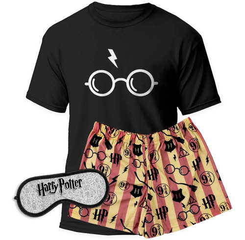 Conjunto Pijama Harry Potter Verano Hombre, Mujer, Niños