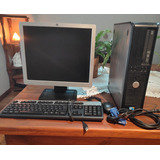 Pc Completa -cpu Dell Optiplex -monitor Hp 17' + Periferos 