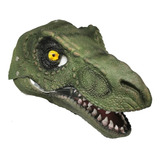 Máscara De Dinosaurio Mandíbula Móvil Cabeza Disfraz Látex