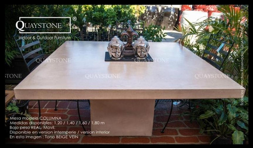 Mesa Comedor Exterior Jardin Silestone Neolith Gde Quaystone