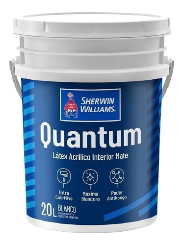 Latex Quantum Interior Mate 20l Sherwin Williams Serrentino