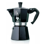 Cafetera Moka Express 3 Tazas Negra Bialetti