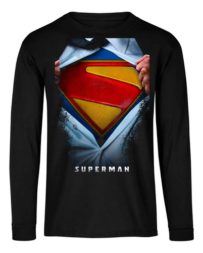Playera Superman Legacy 2025 Manga Mod B