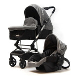 Coche Cuna Bebesit 1365ts-c Gris Oscuro 3 En 1 Travel System