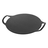 Plancha Pizza 38cm Doble Asa En Hierro Fundido Cur Victoria®