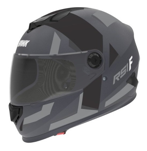 Casco Moto Integral Hawk Rs1 F Negro Y Blanco