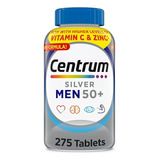 Centrum Silver Homem 50+ Anos Multivitamínico - 275 Tablets