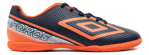 Chuteira Futsal Umbro Force Marinho/laranja