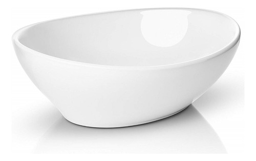 Lavamanos Canoa Ovalado En Ceramica Blanco 14cm*41cm*33cm