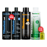 Combo Progressiva Definitiva Selagem Titanium Liss +  Argan