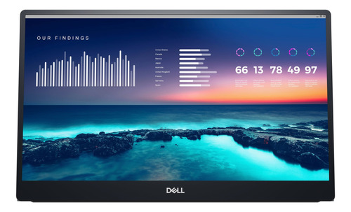 Monitor Ips Full Hd Lcd 14'' Dell C1422h Portátil