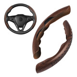 Funda De Volante De Grano De Madera, Accesorios De Automóvil