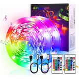 20m Tira Led Luces Rgb 5050 Multicolor Decoración Sala Tv
