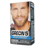 Grecin 5 Color Gel Barba Bigode Castanho Claro