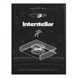 Cuadro Pelicula Espacio Interstellar Blanco Negro C/ Marco