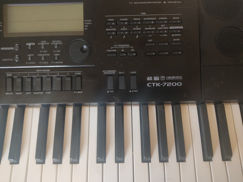 Teclado Casio Ctk7200 (seminovo, Fonte E Stand De Partitura)