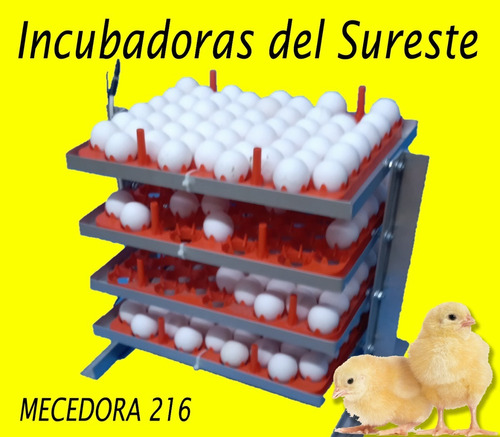 Mecedora Para Incubación Para 216 Huevos 100% Aluminio