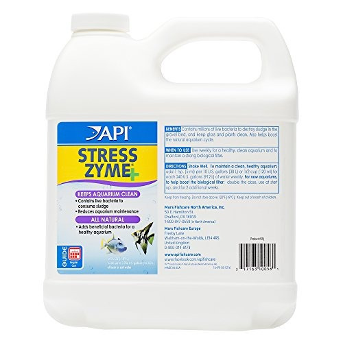 Api Stress Zyme Solución De Limpieza Para Acuarios De Agua D