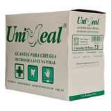 Guante Para Cirujano Uniseal Talla 7.5 Caja Con 50 Pares