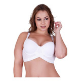 Kit 10 Sutiã Plus Size Base Cruzada Alça Reforçada Atacado