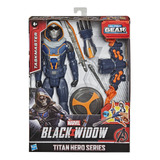 Figura Marvel Black Widow Treinador Titan Hero Series E9671