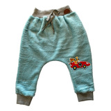 Calça De Teddy Super Quentinha Com Aplique Carros