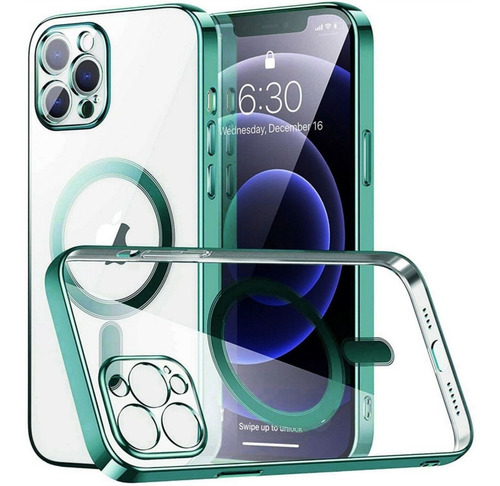 Funda Magnética Tup Galvanizada Para iPhone 13 12 11 X 8 7