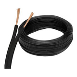 Cable Bipolar Paralelo Negro 2x2.5mm 100mt Argencable Luz