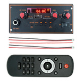 Placa Decodificadora De Audio Mp3, Usb, Controlador Negro L