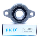 Mancal Kfl003 + Rolamento Para Eixo De 17mm - Fkd