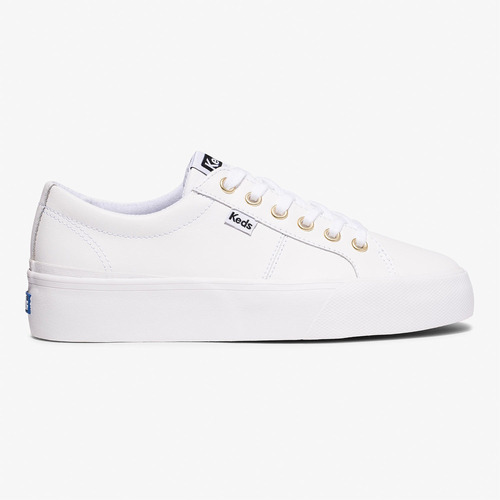 Zapatilla Cuero Mujer Jump Kick Duo Blanco Keds