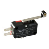 5 Micro Switch Interruptor De Limite 250v 15a Bisagra Rodill