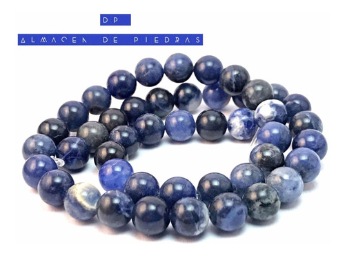 Perlas De Piedra Natural Sodalita Azul 6mm