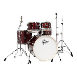 Batería Acústica Gretsch Energy 20 5 Pzs Drum Set Rojo Rubí