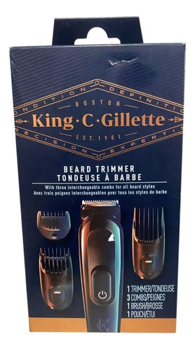 Aparador Barba King. C. Gillette Beard Trimmer   Importado